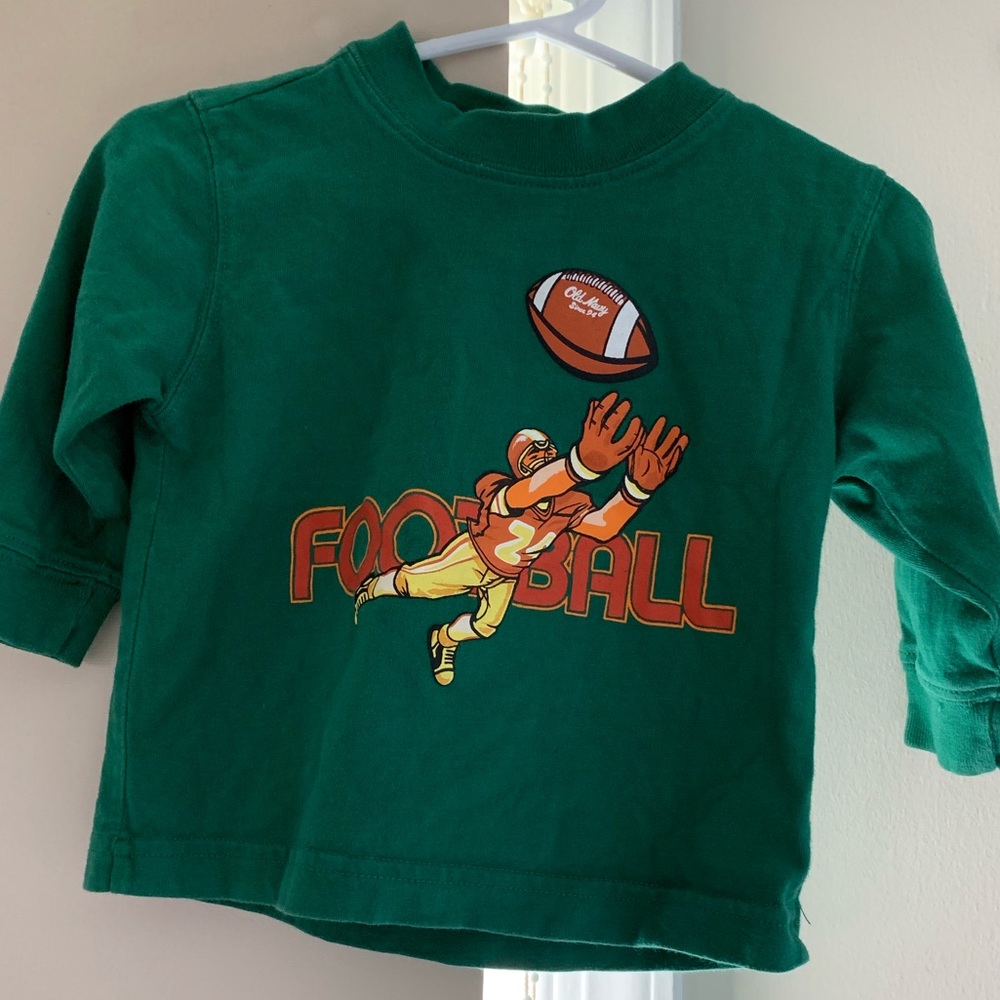 Little Boy’s Green Football Shirt